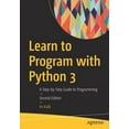 thumbnail image 1 of Learn to Program with Python 3: A Step-By-Step Guide to Programming, (Paperback), 1 of 1
