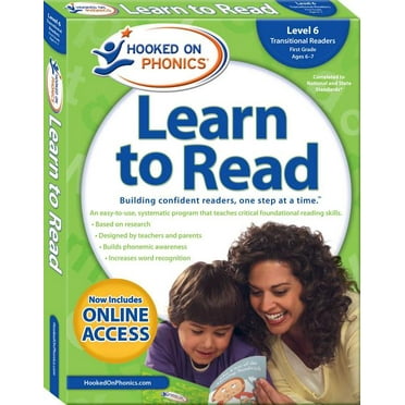 Learn to Read: Hooked on Phonics Learn to Read - Level 6 : Transitional Readers (First Grade | Ages 6-7) (Series #6) (Paperback)