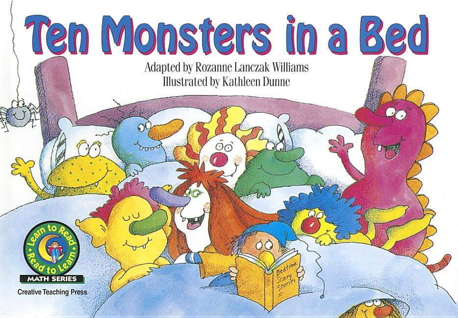 Learn to Read Math Series Ten Monsters in a Bed (Paperback)