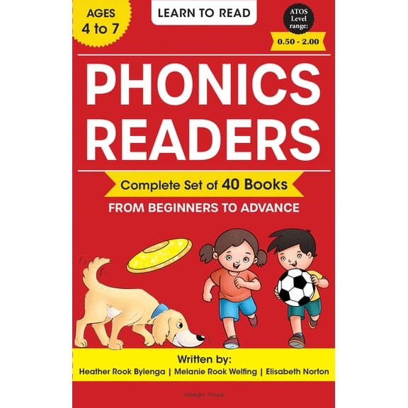 Learn to Read: Phonics Readers: From Beginners to Advance (Complete Set of 40 Books), (Paperback)