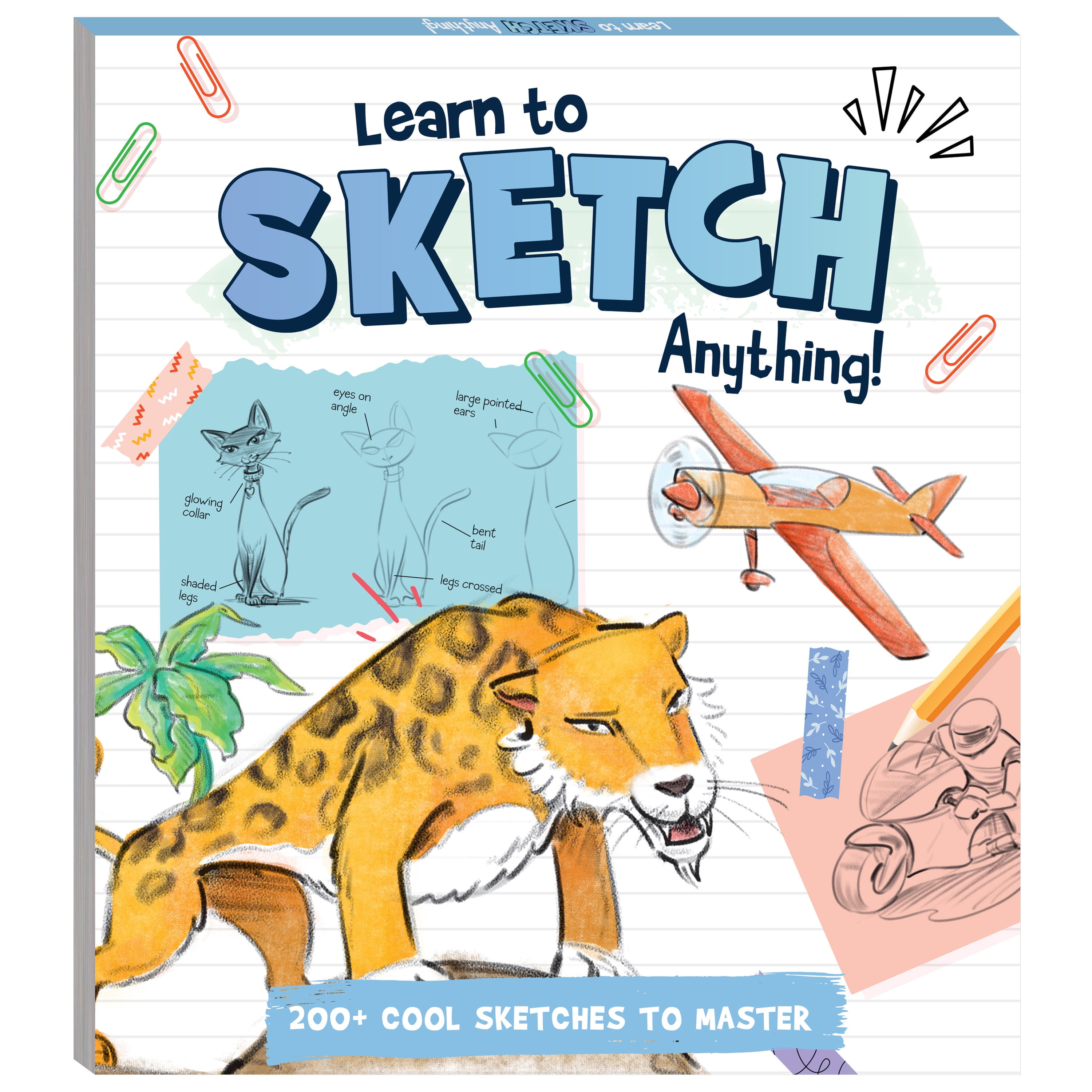 Hinkler Art Maker Learn to Sketch Anything Instructional Pad Ages 8 and up, 96 Pages