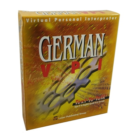 Learn to Speak German Language VPI CD-Rom Software - Translate, Hear and Speak