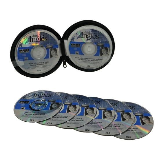 Learn to Speak INGLES ( Spanish to English ) Language 8 Audio CD Set