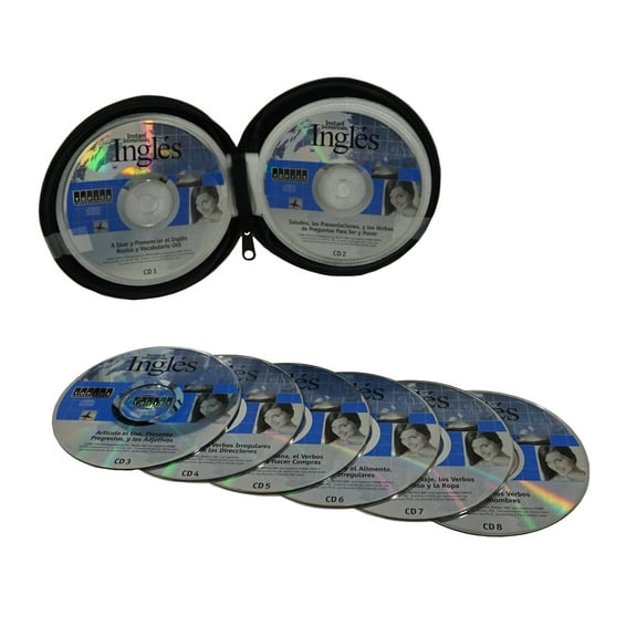 Learn to Speak INGLES ( Spanish to English ) Language 8 Audio CD Set