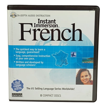Learn to Speak & Understand FRENCH Language on 8 Audio CDs - listen in your car!