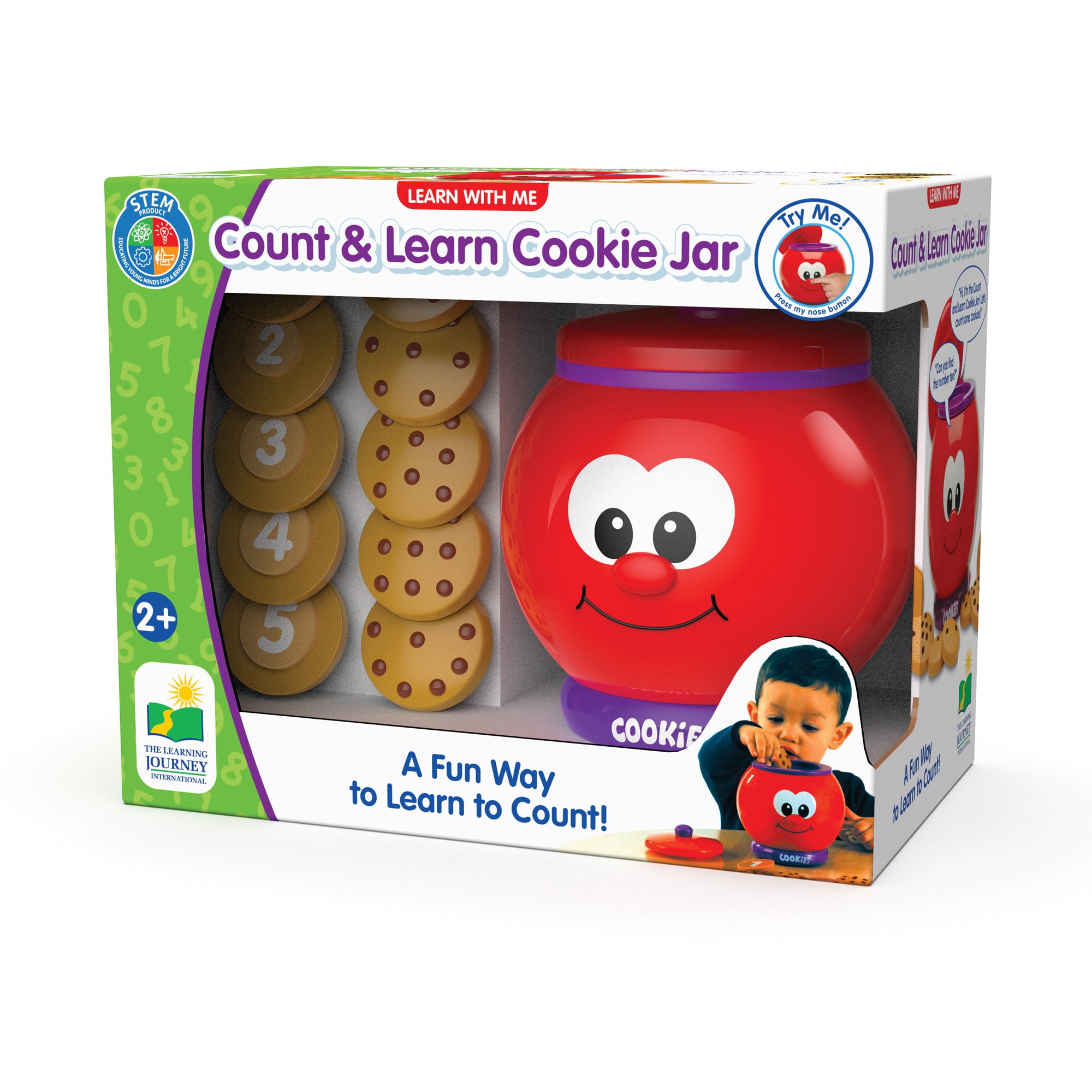 The Learning Journey Learn with Me, Count and Learn Cookie Jar