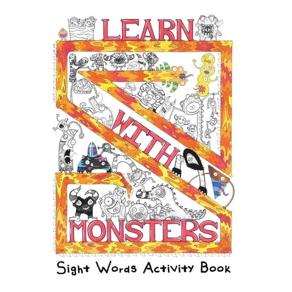 Learn with Monsters Activity Books Learn With Monsters: Sight Words Activity Book, (Paperback)