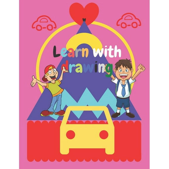 Learn with drawing: book for learn kids, learning to write, Trace Letters Of The Alphabet, A book to help kids write how (Paperback)