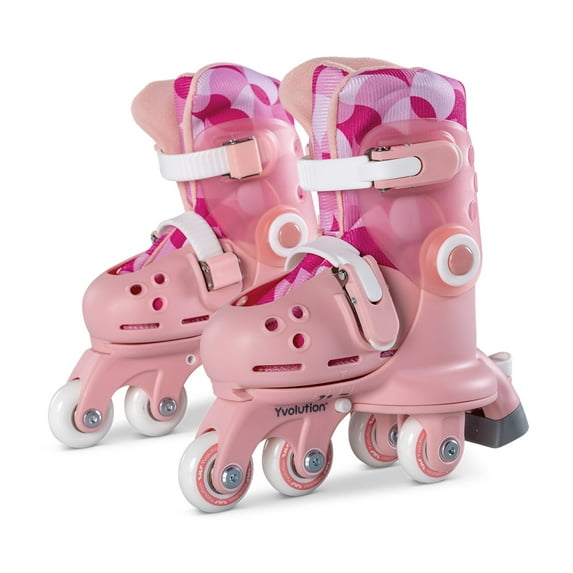 Learner Skates - Convertible from Learner to Inline, Sizes 7-11 US, Ages 2+, 4 Vibrant Colors