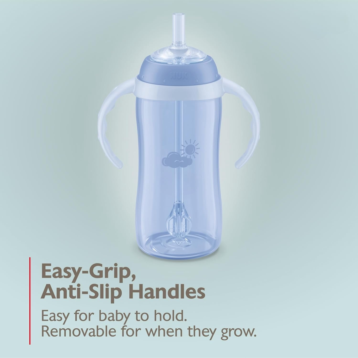 Learner Straw Cup 10oz - Toddler Cup with Soft Straw for Easy Drinking Suitable for Ages 8 Months and Up