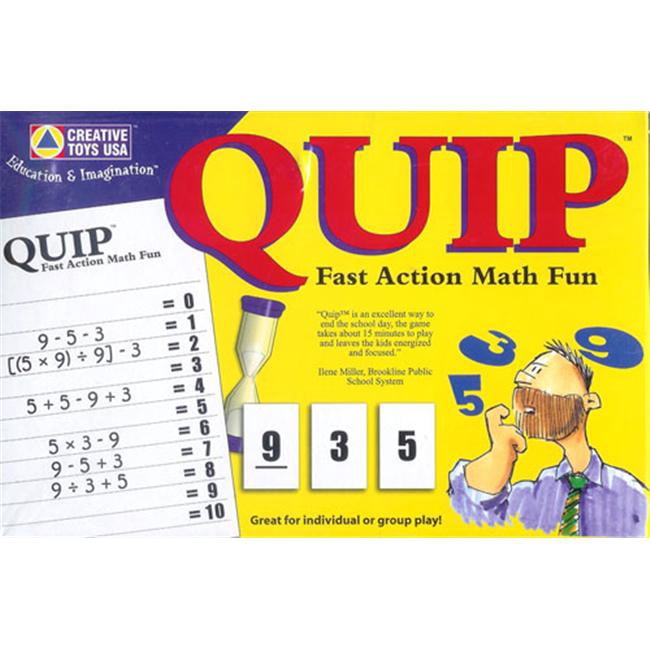 Quip Math Game LEARNING ADVANTAGE CTU7890 Quip Fast Action Math Fun Game - Walmart.com