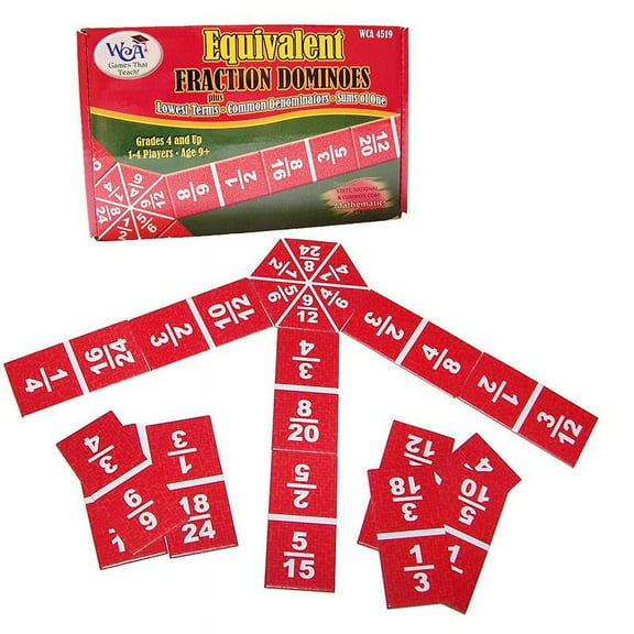 Learning Advantage EQUIVALENT FRACTION DOMINOES