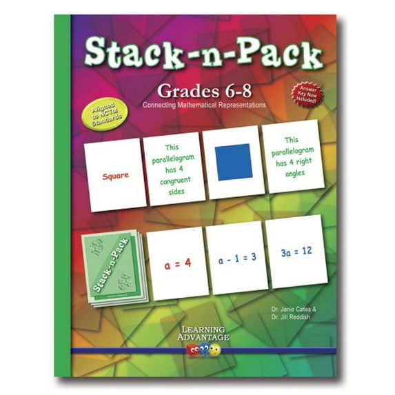 Pre-Owned Learning Advantage CTU6076 Stack-N-Pack Grades 6-8 Paperback