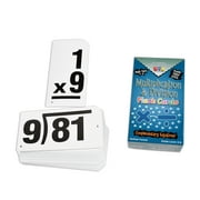 Learning Advantage Double-Value Vertical Flash Cards - Multiplication & Division Set - Set of 81