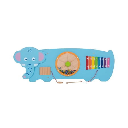 Learning Advantage Elephant Activity Wall Panel - 18m+ - Toddler Activity Center