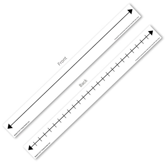 Learning Advantage Student F.U.N. Empty Number Line - Set of 10