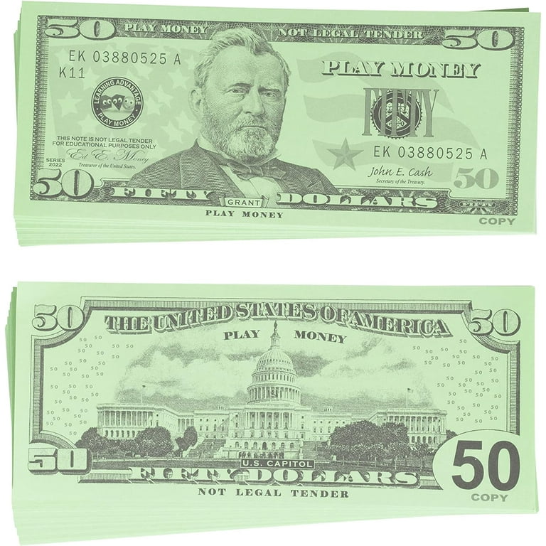 $50 Bills, Set of 50