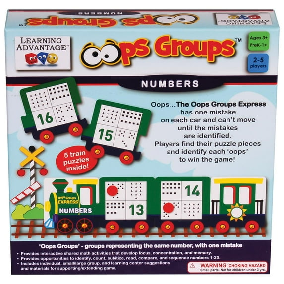 Learning Advantage Oops Groups™ Numbers Express Puzzle