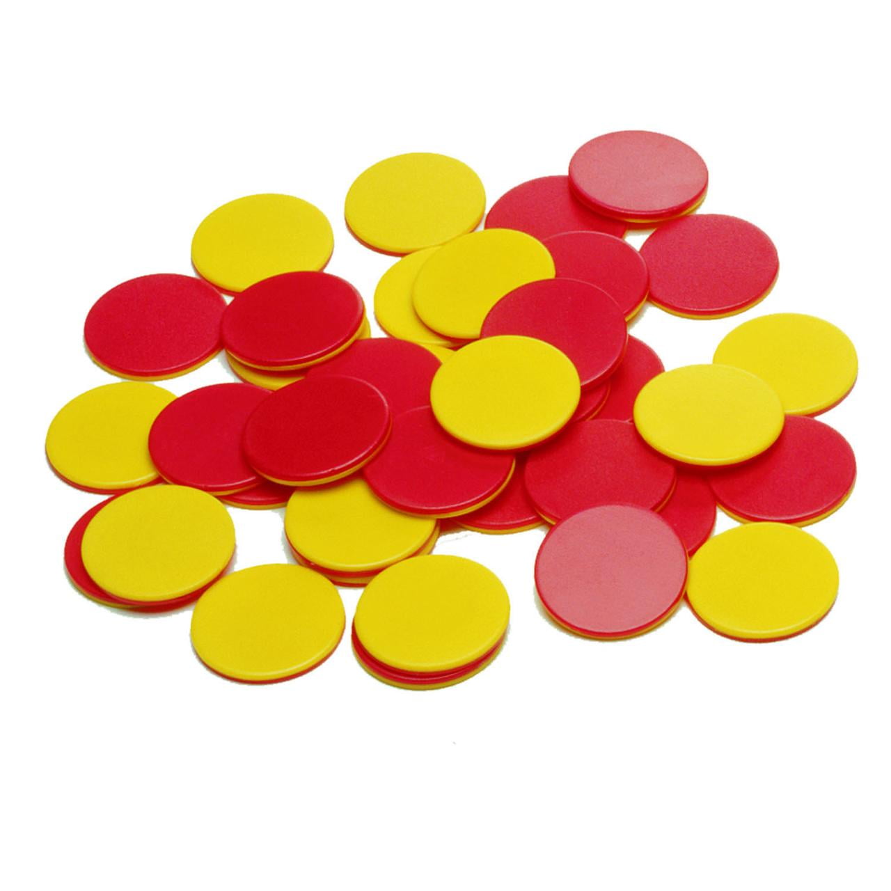 Learning Advantage Plastic Two-Color Counters 200 Pieces for Math ...