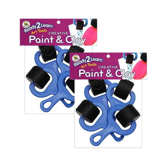 Learning Advantage READY 2 LEARN Paint and Clay Explorers Set 1 4/Set 2 Sets (CE-6759-2)