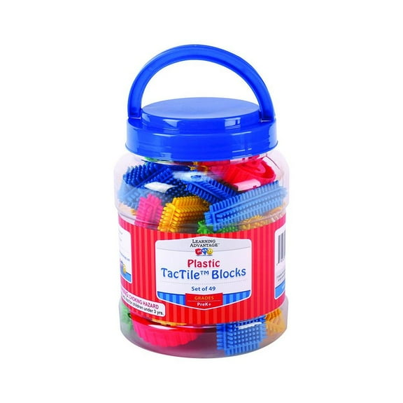 Learning Advantage TACTILE BLOCKS 49 PCS