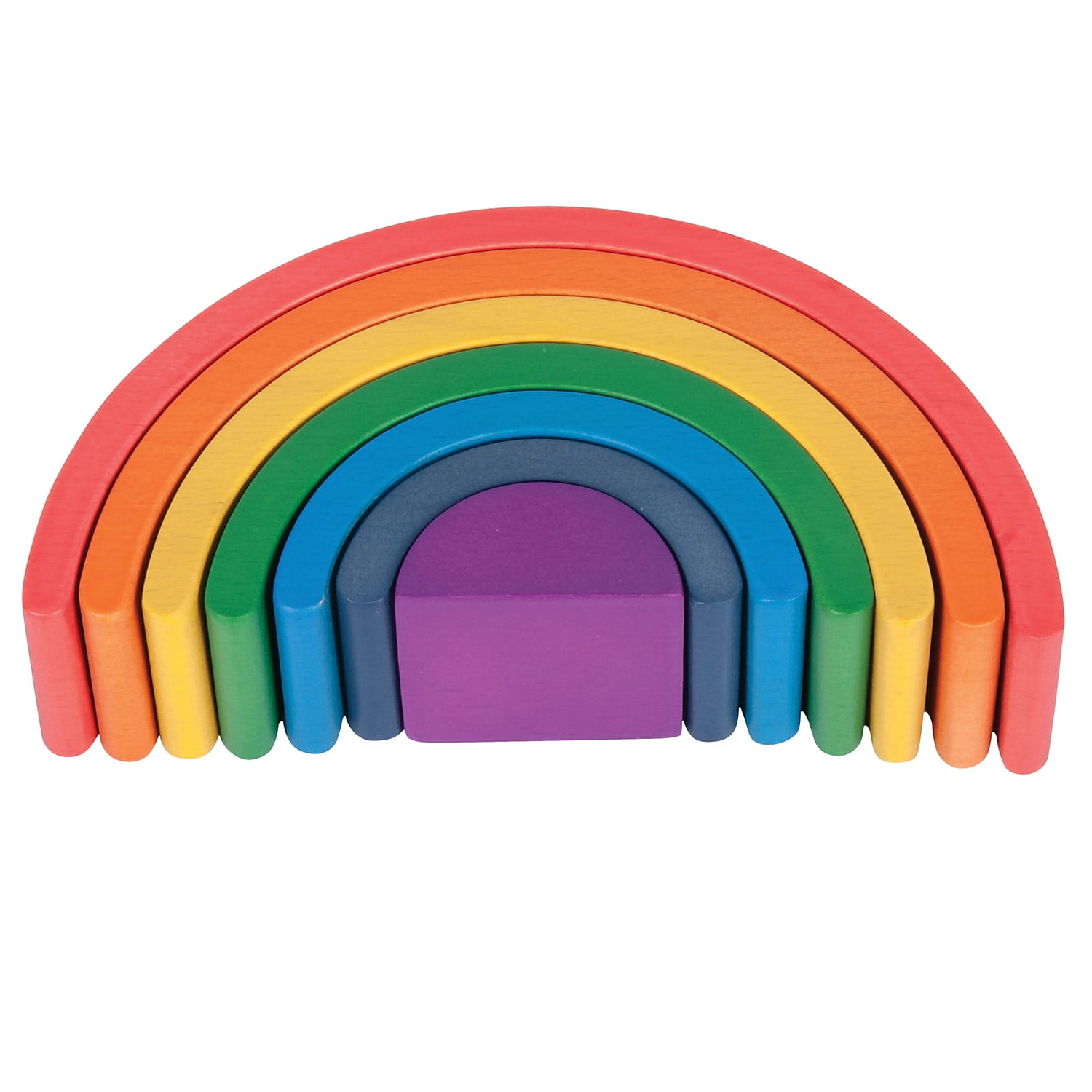 Learning Advantage TickiT Wooden Rainbow Architect Arches Set of 7 (CTU73412)