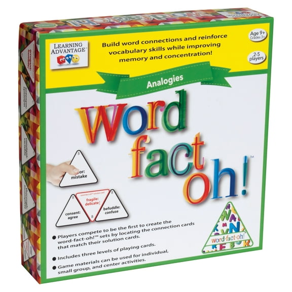 Learning Advantage Word-Fact-Oh! Analogies Game