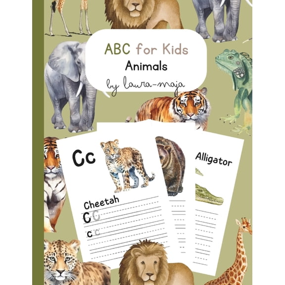 Learning Adventures: ABCs and Numbers fo ABC for Kids - Animals (Alphabet Book, Baby Book, Childrens Book) Preschool 3-5, (Paperback)