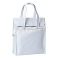 thumbnail image 1 of Learning Bag File Folder Tote Bag with Handle Portable Document Organizer Box for Letter Size File Folder Folding File Case for Blue, 1 of 7
