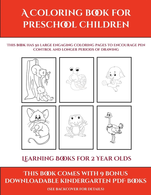 Learning Books for 2 Year Olds A Coloring book for Preschool Children ...