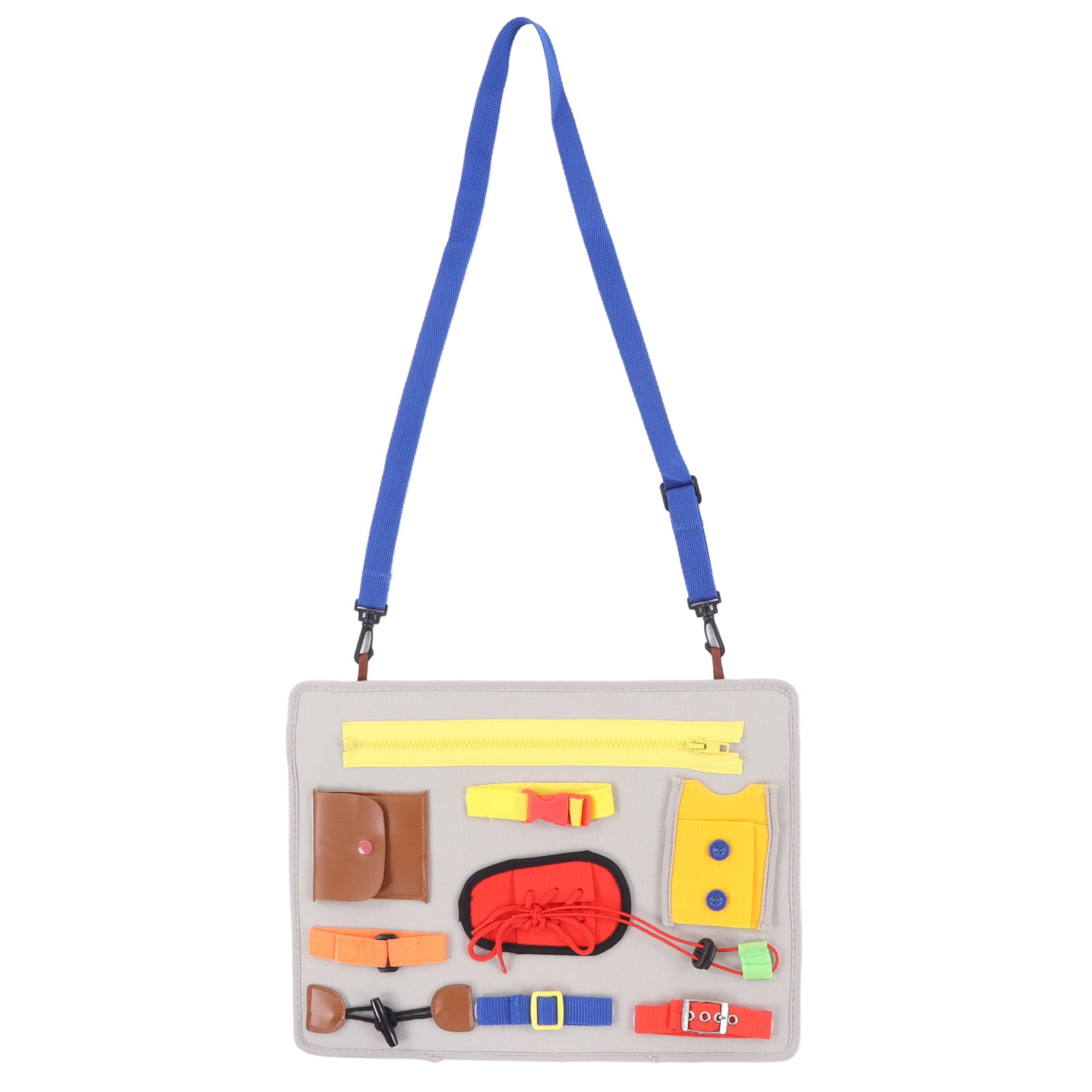 Learning Clothing Button Zipper Practice Travel Easy Grasp Sensory