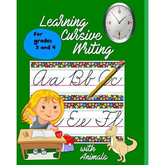 Learning Cursive Writing with Animals: For Grades 3 and 4, (Paperback)