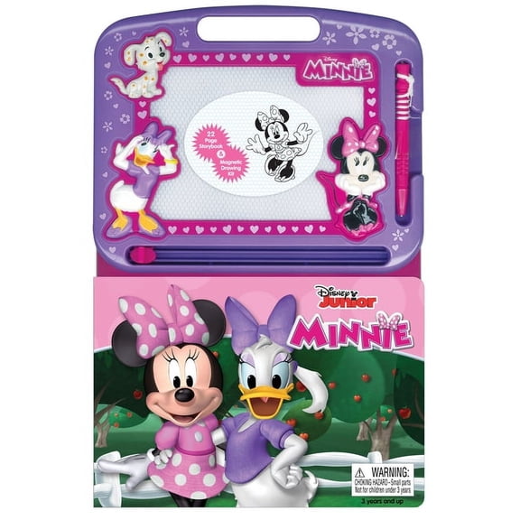 Disney Junior Learning Series Minnie Mouse Storybook & Magnetic Drawing ...