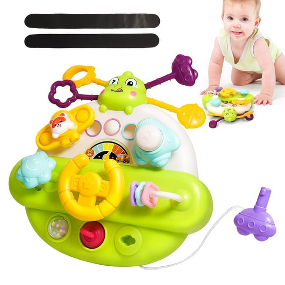 Busy Board Montessori Toys for 1 Year Old, Activities Busy Sensory Toy for Toddlers, Learning Toys Gift 12-18 Months