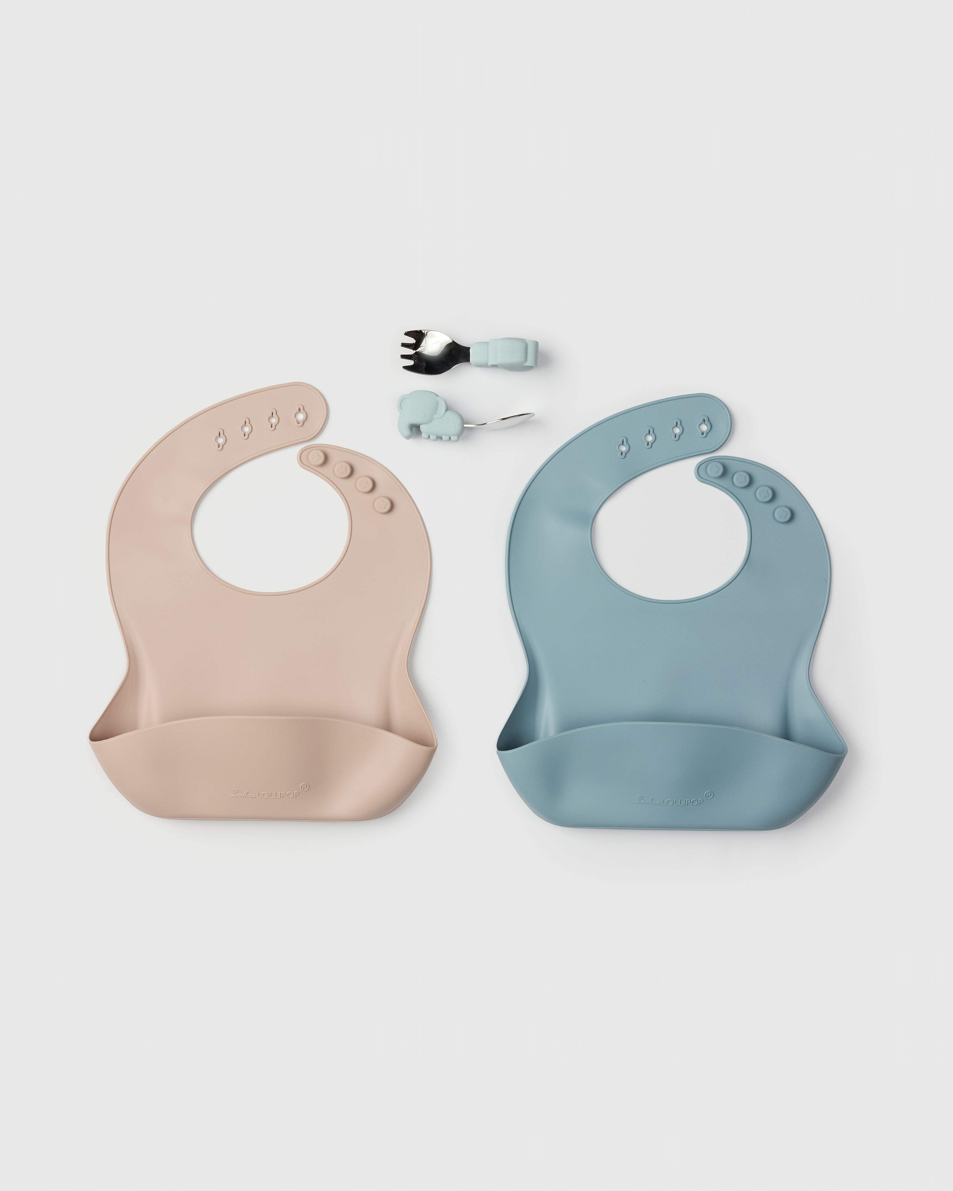 Loulou Lollipop Learning Feeding Set - Elephant