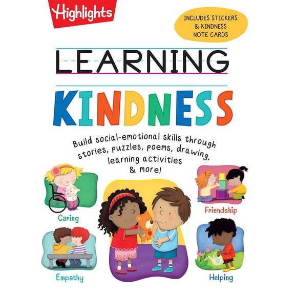 Learning Kindness: Build Social-Emotional Skills Through Stories, Puzzles, Poems and More with Over 100 Stickers in This, (Paperback)