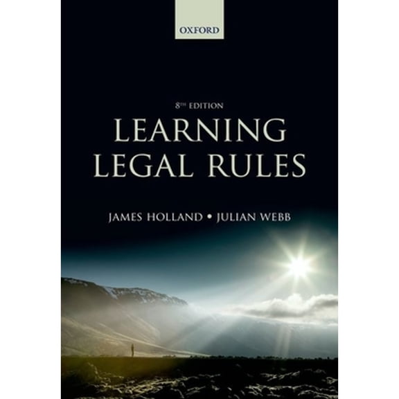 Pre-Owned Learning Legal Rules (Paperback) 0199657491 9780199657490