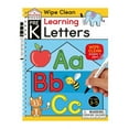 thumbnail image 1 of Learning Letters (Pre-K Wipe Clean Workbook): Preschool Wipe Clean Activity Workbook, Ages 3-5, Letter Tracing, Uppercase and Lowercase, First Words, Learning to Write, and Handwriting Practice, 1 of 1
