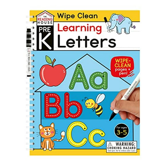 Pre-Owned Learning Letters Pre-K: Wipe-clean Pages + Pen! (The Reading House) Paperback