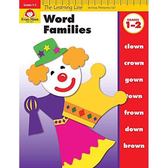 Pre-Owned Learning Line: Word Families, Grade 1 - 2 Workbook (Paperback) 1596731834 9781596731837