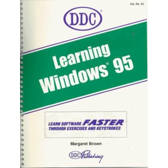 Pre-Owned Learning Microsoft Windows 95 (Spiral-Bound) 9781562432331