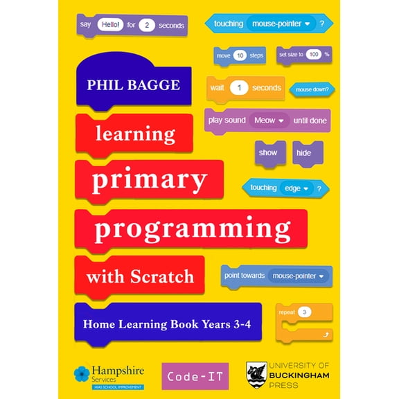 Learning Primary Programming with Scratch (Home Learning Book Years 3-4 Phil Bagge (Paperback)