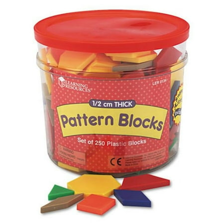 Learning Res. Plastic Pattern Blocks Set