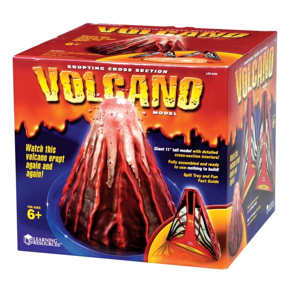 Learning Resource® Erupting Cross-section Volcano Model