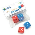 thumbnail image 1 of Learning Resources 6-Sided Foam Early Math Skills Dice,Blue/ Red, 2 Count, 1 of 6