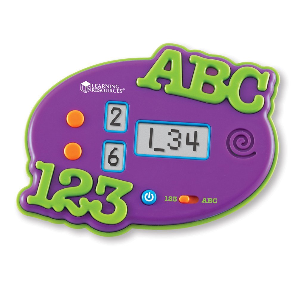 Learning Resources ABC/123 Electronic Flash Card, 4-in-1 Learning Games, Ages 3+ - image 1 of 3