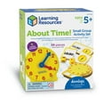 thumbnail image 1 of Learning Resources About Time! Group Activity Set, Classroom Set, 6 Write & Wipe Clocks, Ages 5+, 1 of 9