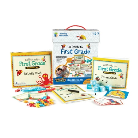 Learning Resources All Ready for First Grade Readiness Kit, Ages 5+