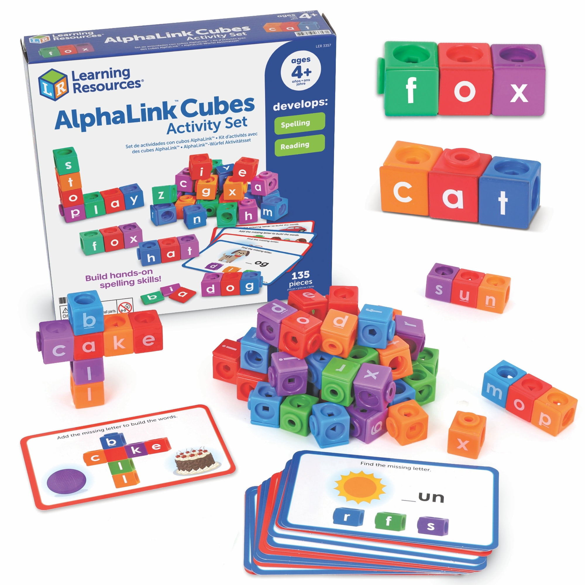 Learning Resources AlphaLink Cubes Activity Set