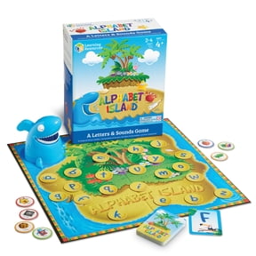 Learning Resources Alphabet Island a Letter & Sounds Game - Montessori ABC Toys, Ages 4+